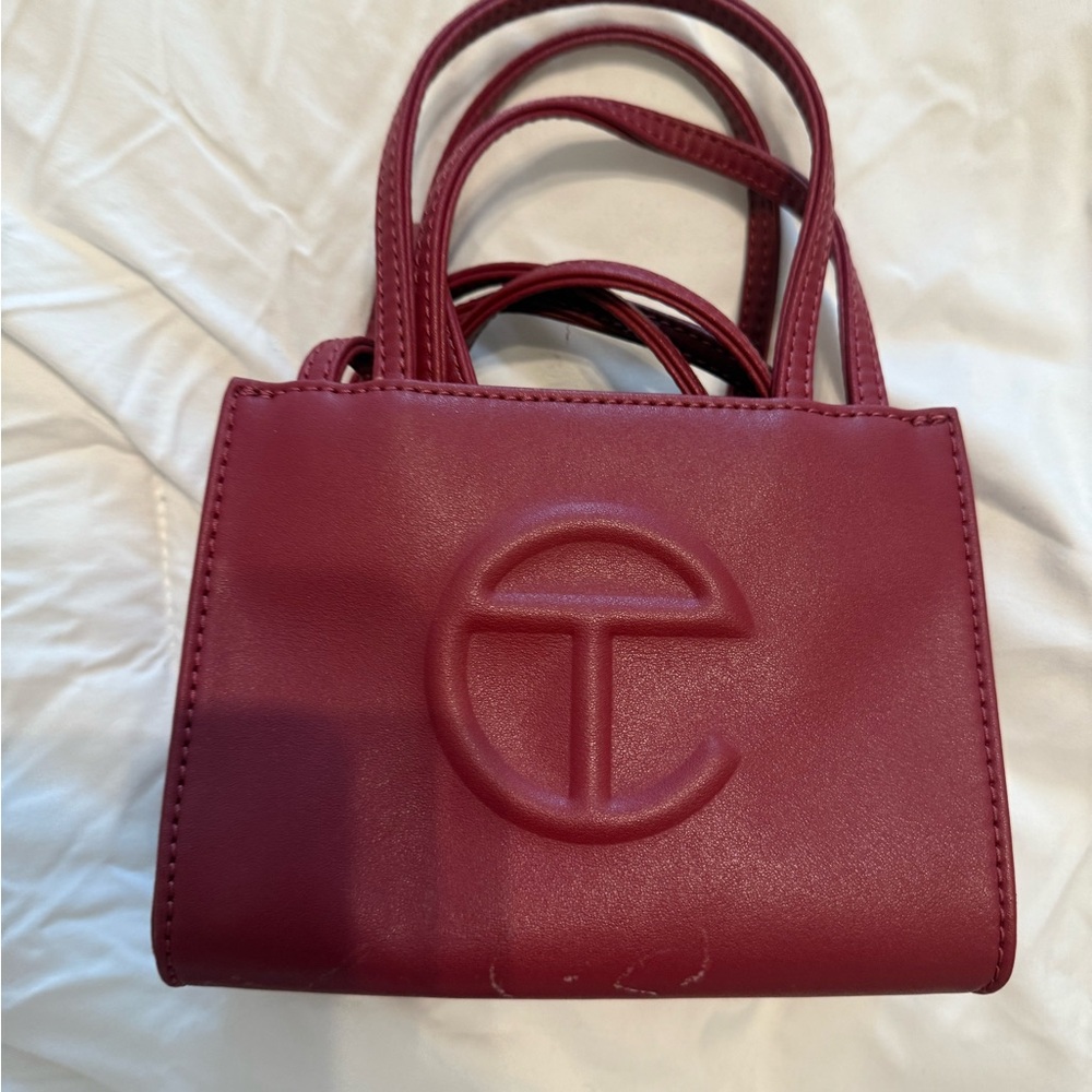 Telfar Red Mini Bag Sophisticated Design